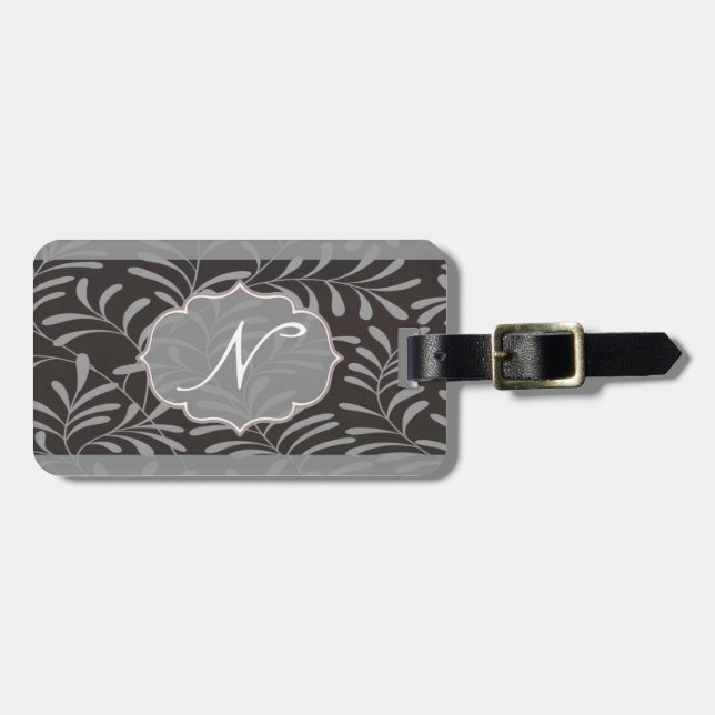 Monogram Luggage Tag (Front Horizontal)