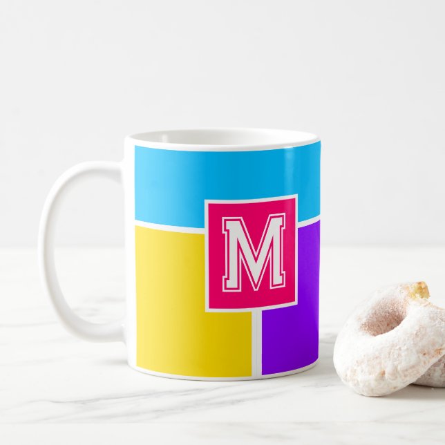 Monogram Luxe Coffee Mug (With Donut)
