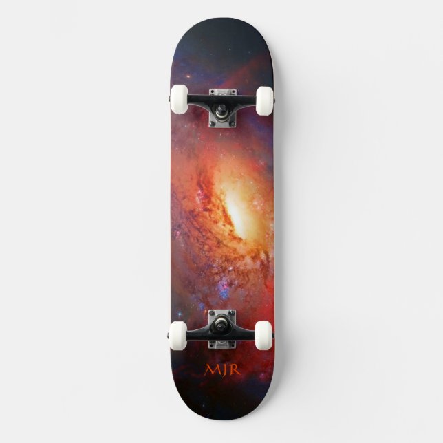 Monogram, M106 Spiral Galaxy, Canes Venatici Skateboard (Front)