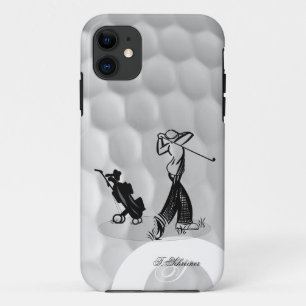 Monogram M Golfer Golf Ball Iphone 5 Case