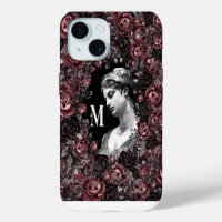 MONOGRAM M GREEK ROMAN CELESTIAL GODDESS ART