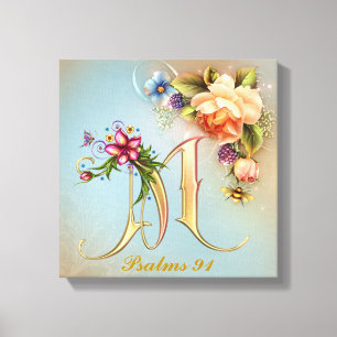 Monogram M Premium Wrapped Canvas (Gloss)