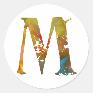 Monogram - M - Sticker