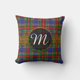 Monogram MacBeth Tartan Cushion