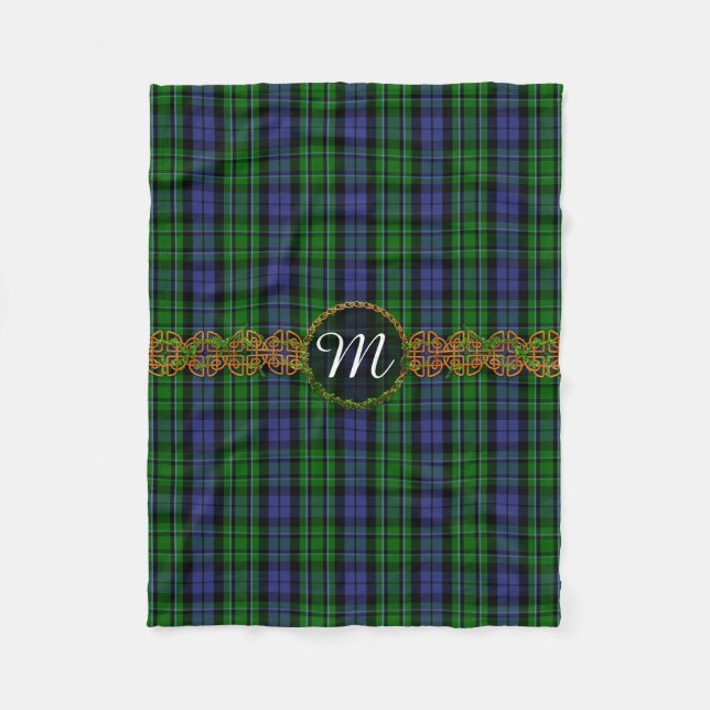 Monogram MacCallum Tartan Fleece Blanket (Front)