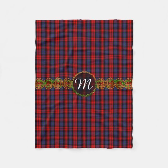 Monogram MacLachlan Tartan Fleece Blanket (Front)