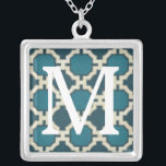 Monogram | Market Motifs VI Silver Plated Necklace<br><div class="desc">Patterns</div>