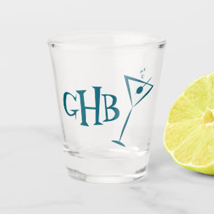 Monogram Martini Shot Glass