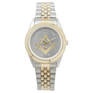 Monogram Masonic Lodge Watch