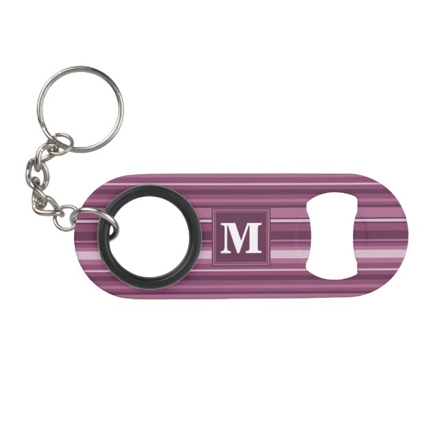 Monogram mauve stripes (Front (Horizontal))