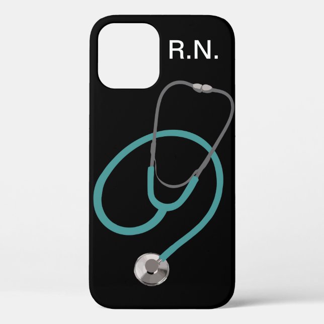Monogram Medical Nurse Theme R.N. Case-Mate iPhone Case (Back)