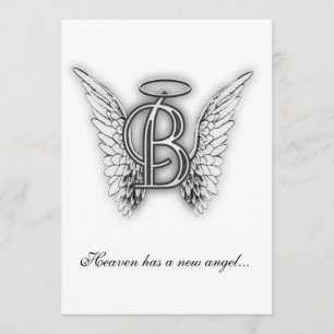 Monogram Memorial Tribute Letter B Programme