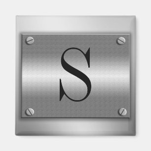 Monogram Metal Frame With Screws Magnet