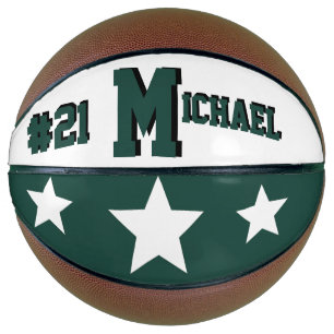 Monogram Michigan State Spartans Green & White Basketball