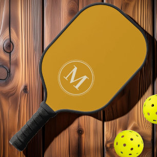 Monogram Mid-Century Solid Burnt Buttercup Colour Pickleball Paddle
