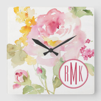 Monogram | Mid July Square Wall Clock