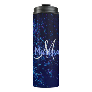 Monogram Midnite Blue Confetti Thermal Tumbler