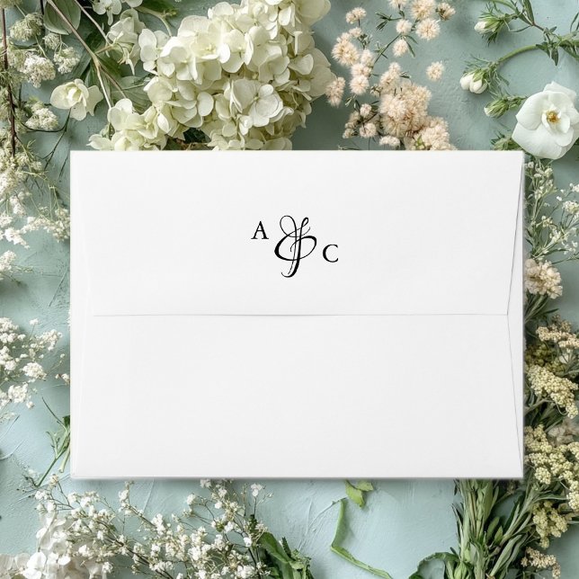 Monogram Minimal Elegant Ampersand Envelope (Monogram Minimal Elegant Ampersand Envelope)