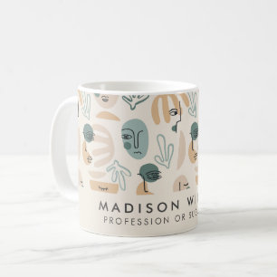 Monogram Minimal Modern Coffee Mug