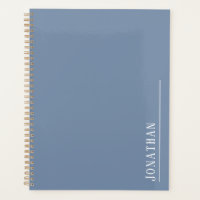 Monogram minimalist blue