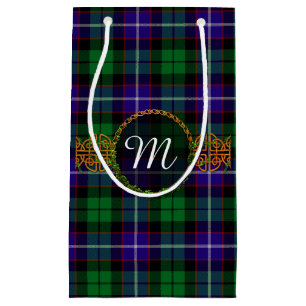Monogram Mitchell Tartan Small Gift Bag