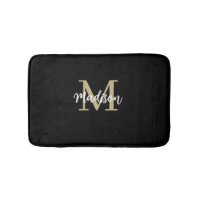 Monogram Modern Black and Tan Sand