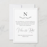 Monogram Modern Black & White