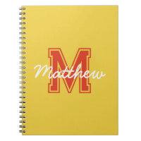 Monogram Modern Boy Preppy Back-To-School Homework