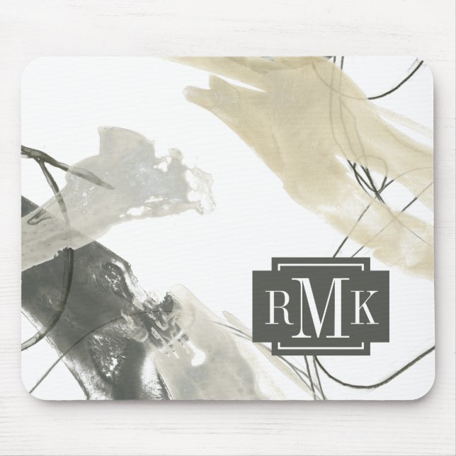 Monogram | Monochrome Momentum Mouse Mat (Front)