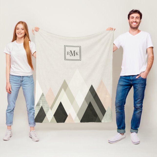 Monogram | Mountains Beyond Mountains III Fleece Blanket (In Situ)