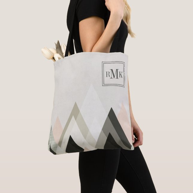 Monogram | Mountains Beyond Mountains III Tote Bag (Close Up)
