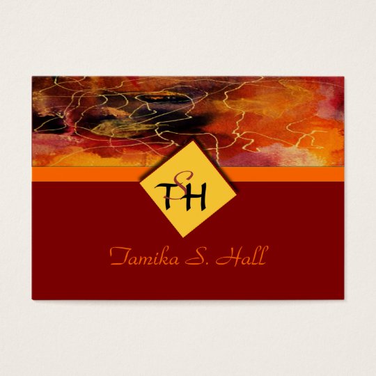 Monogram Multi-Colour Business Card