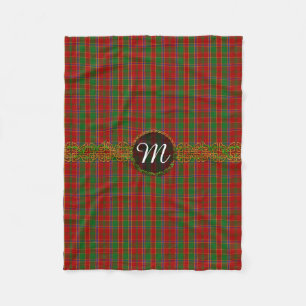 Monogram Munro Tartan Fleece Blanket