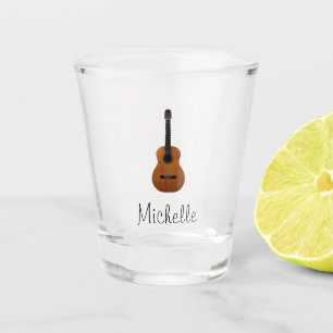 Monogram Music Guitar Shot Glass