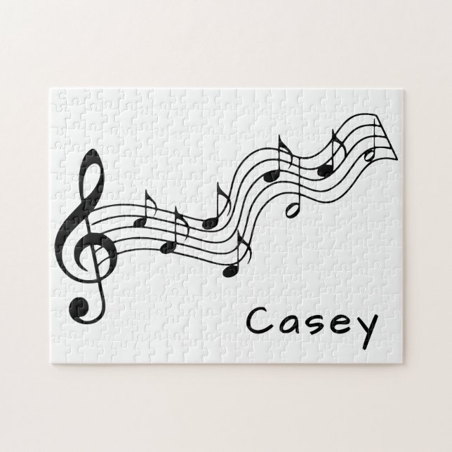 Monogram Music Hard Challenging Evil Extreme Jigsaw Puzzle (Horizontal)