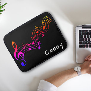 Monogram Music Hard Challenging Evil Extreme Laptop Sleeve