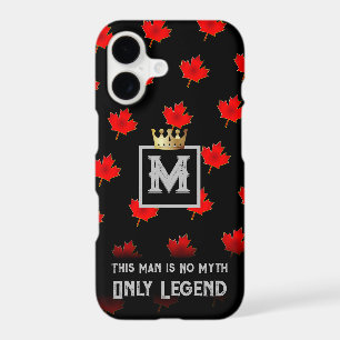 Monogram MYTH and LEGEND on BLACK