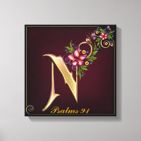 Monogram N Premium Wrapped Canvas (Gloss)