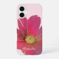 Monogram Name Floral Watercolor Wildflower Pastel