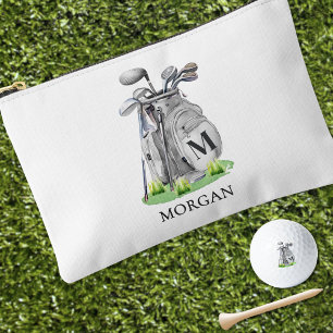Monogram Name Golf Accessory Pouch