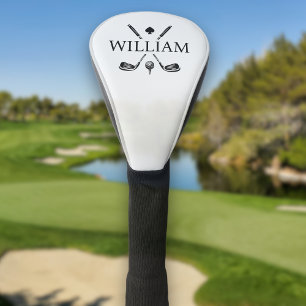 Monogram Name Golf Clubs Ace Choose Your Colour Head Cover