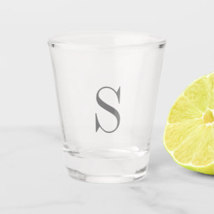 Monogram Name Initial  Shot Glass