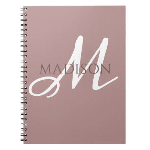 Monogram Name Notebook Journal