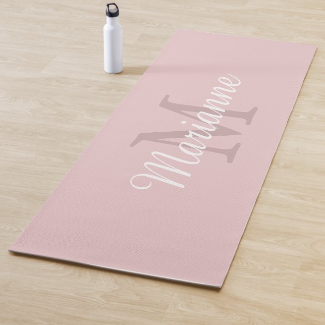 Monogram Name Personalised Yoga Mat (In Situ)