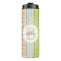 Monogram Name Shabby Roses on Rustic Wood Cottage