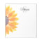 Monogram Name Sunflower