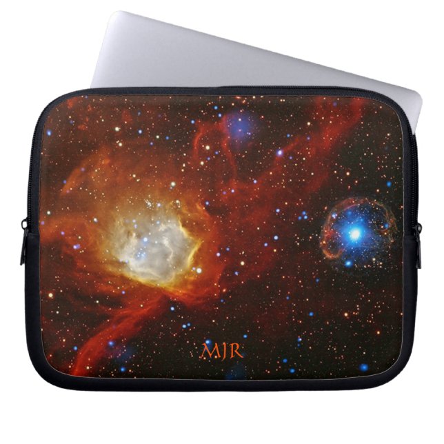 Monogram Nebula N90 and Pulsar SXP1062 Laptop Sleeve (Front)