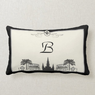 Monogram New Orleans Scene Lumbar Cushion