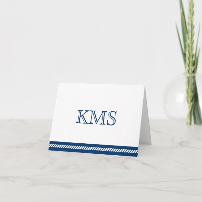 Monogram Note Card (Front)