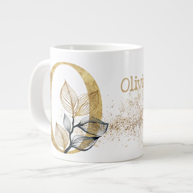 Monogram "O" Jumbo Mug Soup Ice Cream (Front Left)